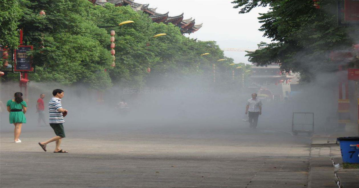 商業(yè)街景觀造霧